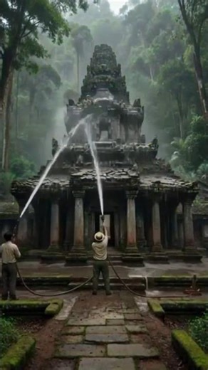 Overgrown Jungle Temple → Restored Ancient Temple