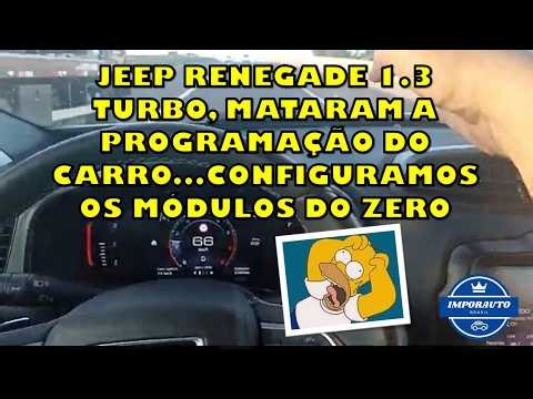 Jeep Renegade T270, the car's programming was destroyed...we restored the car's configuration fro...