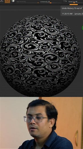 Reins Academy on Instagram: "Fill 3D object Gradient in Zbrush #vishalrein #reinsacademy"