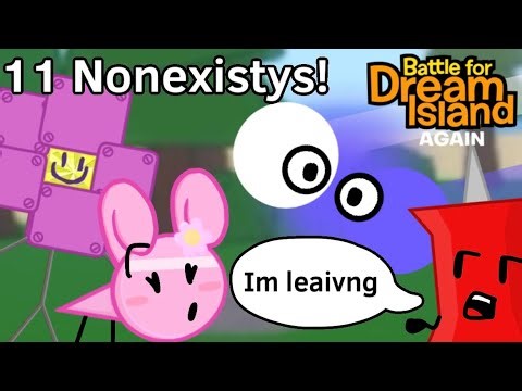 11 Nonexistys in BFDIA Roblox at 3:00 AM (GONE WRONG)