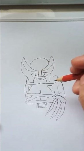 COMO DESENHAR O WOLVERINE #WOLVERINE #LEGO