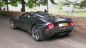 Exclusive look at a rare convertible sports car