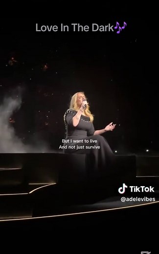 Adele performed