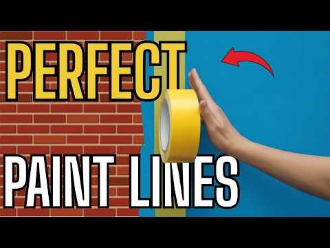 How to Paint PERFECT Lines EVERY TIME – Pro Tips You Need!