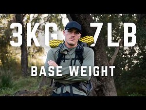 3kg Ultralight Gear List - Unsupported FKT(14 days on the Bibbulmun Track)