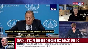🔴 "N'écoutez pas Poutine, n'écoutez pas Lavrov, vous n'entendrez aucune vérité sortant de leur bouche, aucun pas vers la paix. Lavrov n'a pas remarqué que contre les envahisseurs Russes le monde s'est uni, pas seulement l'Ukraine ou les États-Unis" : Petro Poroshenko (Петро Порошенко) sur LCI. | LCI