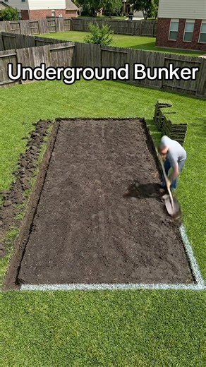 Nothing about this backyard looks unusual… but beneath the grass is a hidden underground bunker built for survival, security, and off-grid preparedness — revealed through a cinematic construction timelapse. #undergroundbunker ##hiddenbunker #backyardbunker #survivalbunker