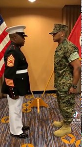 Marine father salutes his son after his promotion, emotional video goes viral [WATCH]