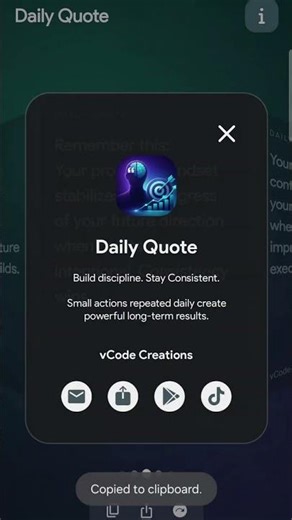 Daily Quotes - Android app by VCode on PlayStore - Link in Comments! #quotesapp #quotesapp #trending