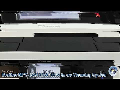 Brother MFC-J4510DW: How to do Printhead Cleaning Cycles and Improve Print Quality