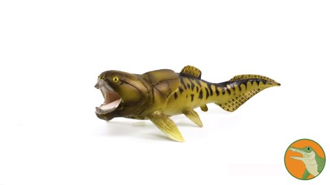 Safari Ltd. Dunkleosteus Figurine - Detailed 7.25" Plastic Model Figure - Fun Educational Play Toy for Boys, Girls & Kids Ages 3+