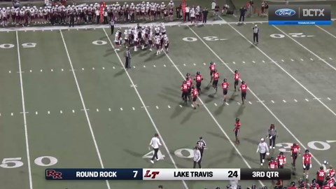 2025 UIL Football Playoffs Round Rock vs. Lake Travis Highlights