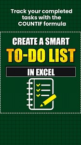 ATHER NAQVI l Excel, Tech & Ai Tips | 📝✨ Create a Smart To-Do List in Excel! ✅ Automatically mark tasks as Done using Conditional Formatting 📊 Track your completed tasks with... | Instagram