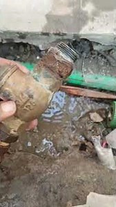 Changing faulty "No Return Valve" at home pipe fittings