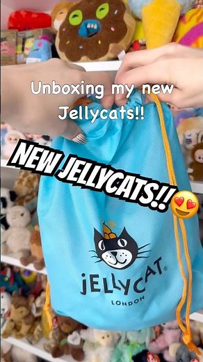 Unboxing my new Jellycats! Are they cute?🥹😍 #jellycats #toys #plushies #fyp #jellycat