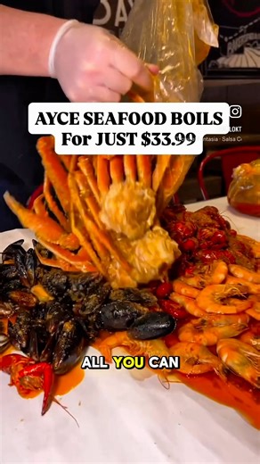 AYCE SEAFOOD BOIL UNDER $34! w/ NV ID. Come experience a different level of seafood boi at CRAB N SPICE! | Crab N Spice - Chinatown LV