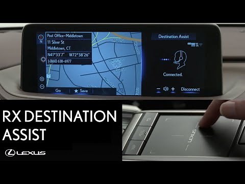 Lexus How-To: Using Destination Assist in the RX 350 | Lexus