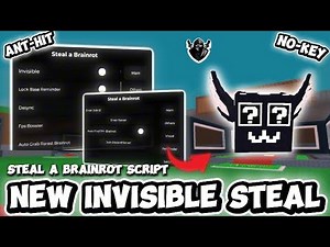 *NEW* 🔥Steal A Brainrot Script *NO KEY* -/invisible Steal/ Pet Finder & Pastebin Link - Rebirth 16 💫