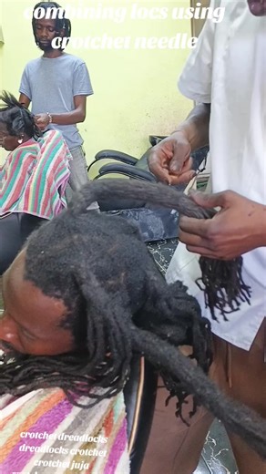 Combining Locs with a Crochet Needle