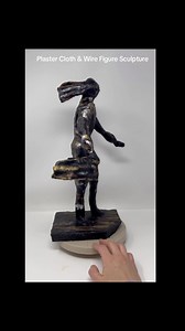 28 reactions · 4 comments | Plaster Cloth Figure Sculpture with a...