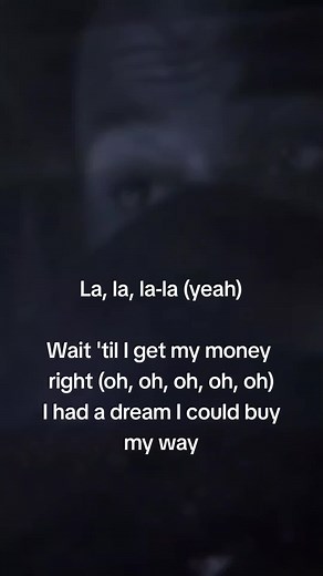 La, la, la-la (yeah) Wait 'til I get my money right (oh, oh, oh, oh, oh) I had a dream I could buy my way... #kanye #ye #kanyewest #yedagoatnocap #สปีดสโลว์ #สโลว์สมูท #CapCut