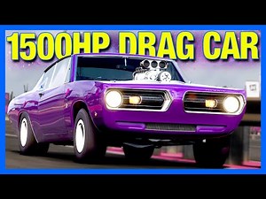 Forza Horizon 5 : NEW 1500 Horsepower Drag Car!! (FH5 Plymouth Barracuda)