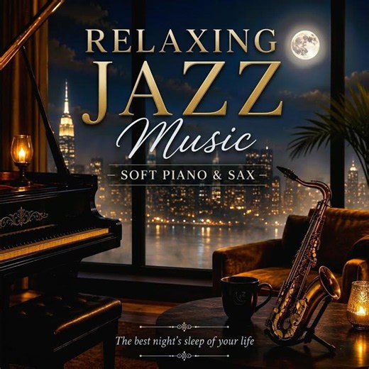 Espresso & Moonlight — Smooth Jazz Music for Sleep
