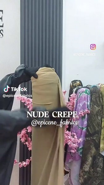 Medium Weight London Crepe Fabric for Stylish Abayas