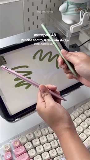 Affordable iPad pencil 🩷✏️ digital note taking | iPad accessories | Metapen pencil | iPad 11th gen