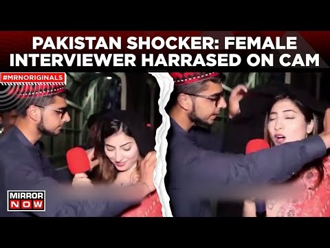 Pakistani Female Interviewer Harassed on Cam | Man Asked Her To Cover Her Head | Viral Video