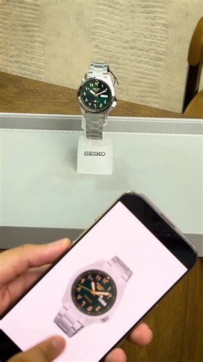 MonaWatch | UAE’s Premiere Online Watch Store on Instagram: "Seiko Arabic Dial classics, four different takes on the same idea: clean Arabic numerals and a dual-language day-date made for everyday wear. ⌚ Seiko SRPH49K1 A modern Seiko 5 Sports Arabic dial with a green sunburst look, 40mm stainless steel case, and Seiko’s 4R36 automatic movement with manual winding and approximately 41 hours of power reserve. It also offers 100 meters of water resistance and a see-through caseback, giving it a sp