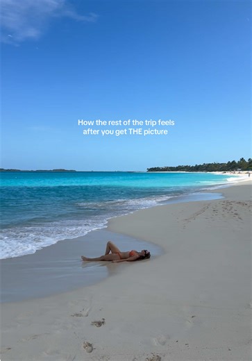 Now I can finally chill 🤷🏼‍♀️👙🌊 #bikini #vacation #beach #vacationpics