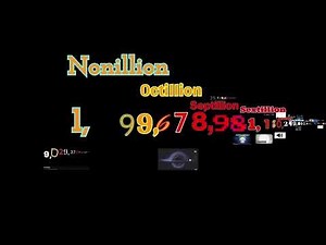 Numbers 1 To 1 Undecillion With Sounds!
