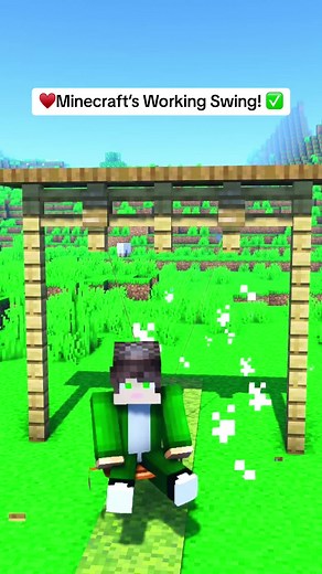 Minecraft Working Swing Tutorial: Build Hacks & Fun Ideas