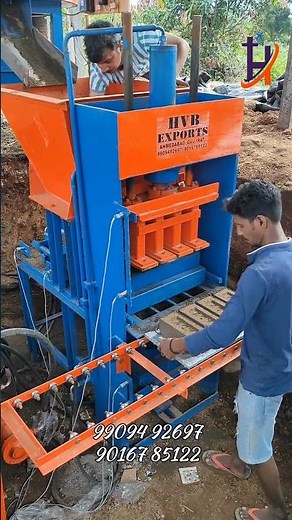 High-Pressure Automatic Metal-to-Metal Hydraulic Brick Making Machine in Action!