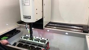 The students and instructors in the block program got on the Rottler Manufacturing H75X honing machine today. They’re honing a super charged COPO engine that is ran in the NMCA by Glenn Pushis. #educationatfullspeed #LSX #supercharged #dragracing #automotivemachinist #horsepower | School of Automotive Machinists & Technology