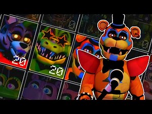 Glamrock Freddy, Montgomery Gator, Roxanne Wolf in UCN Mod (FNAF Security Breach)
