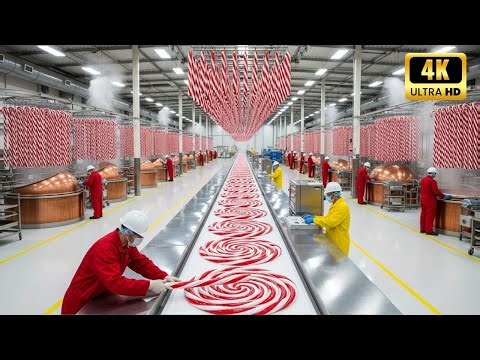 How Candy Canes Are Made Today: Inside the Modern Line & How It’s Made (Full Process)