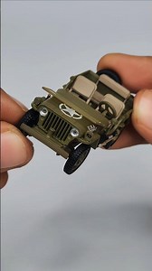 Check out the unboxing of this special JEEP WILLYS MB that comes with a figurine😍❤️ #jeep #asmr