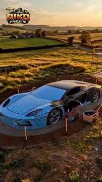 🏎️ Construcción de Piscina con Forma de Auto Deportivo