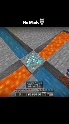 Minecraft diamond glitch moments