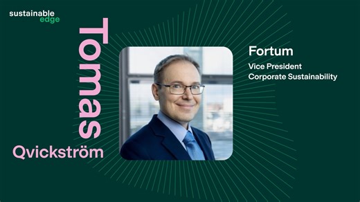 Behind the energy transition with Tomas Qvickström, Fortum. What’s really driving the shift to clean power?