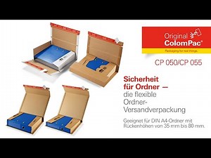 ColomPac® CP 050/055 Flexible Ordnerversandverpackung – HD 1920 x 1080