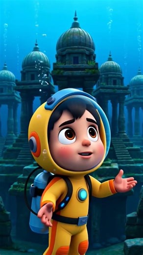 Oye! Samundar ne Mandir kha liya? 😱🌊 #Shorts