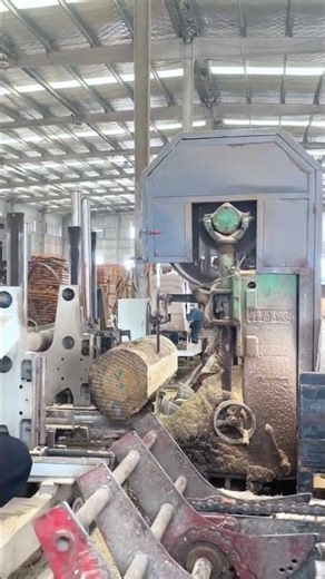 Sawmill Operation: Log Processing Machine