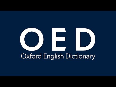 New Oxford English Dictionary web site