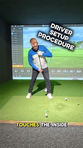 The Perfect Driver Setup (More Distance Without Swinging Harder) #golf #golftips #golfshorts