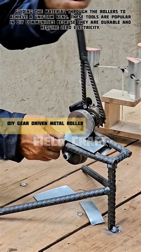 DIY Gear Driven Metal Roller