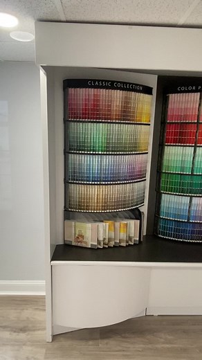 Color selections inside of our Concord, MA location! @Benjamin Moore #paintcolors #colorselection #benjaminmoore #targetpainting