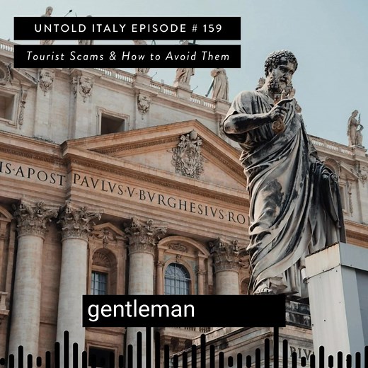 Italy is one of the most visited countries in the world and with so many visitors flocking to its beautiful cities, it's no surprise that you might encounter a scammer or two. But don’t worry! We've got some tips to help you steer clear of them so you can enjoy your Italian adventure to the fullest! Untold Italy travel podcast episode 159 - Popular tourist scams in Italy (and how to avoid them), featuring podcast host - Katy Clarke Listen here > https://untolditaly.com/159 #untolditaly #tourists